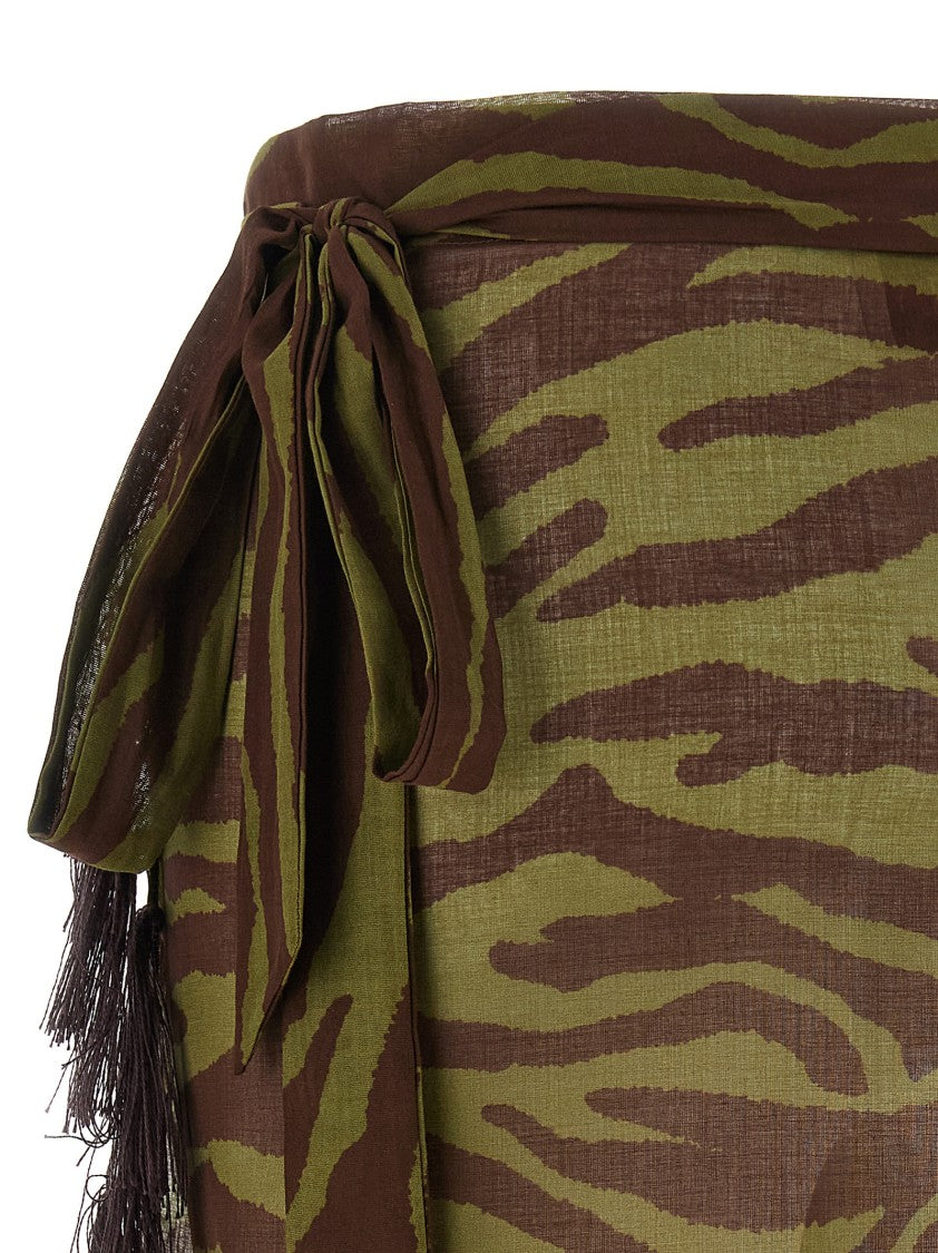 The Attico Zebra Print Sarong