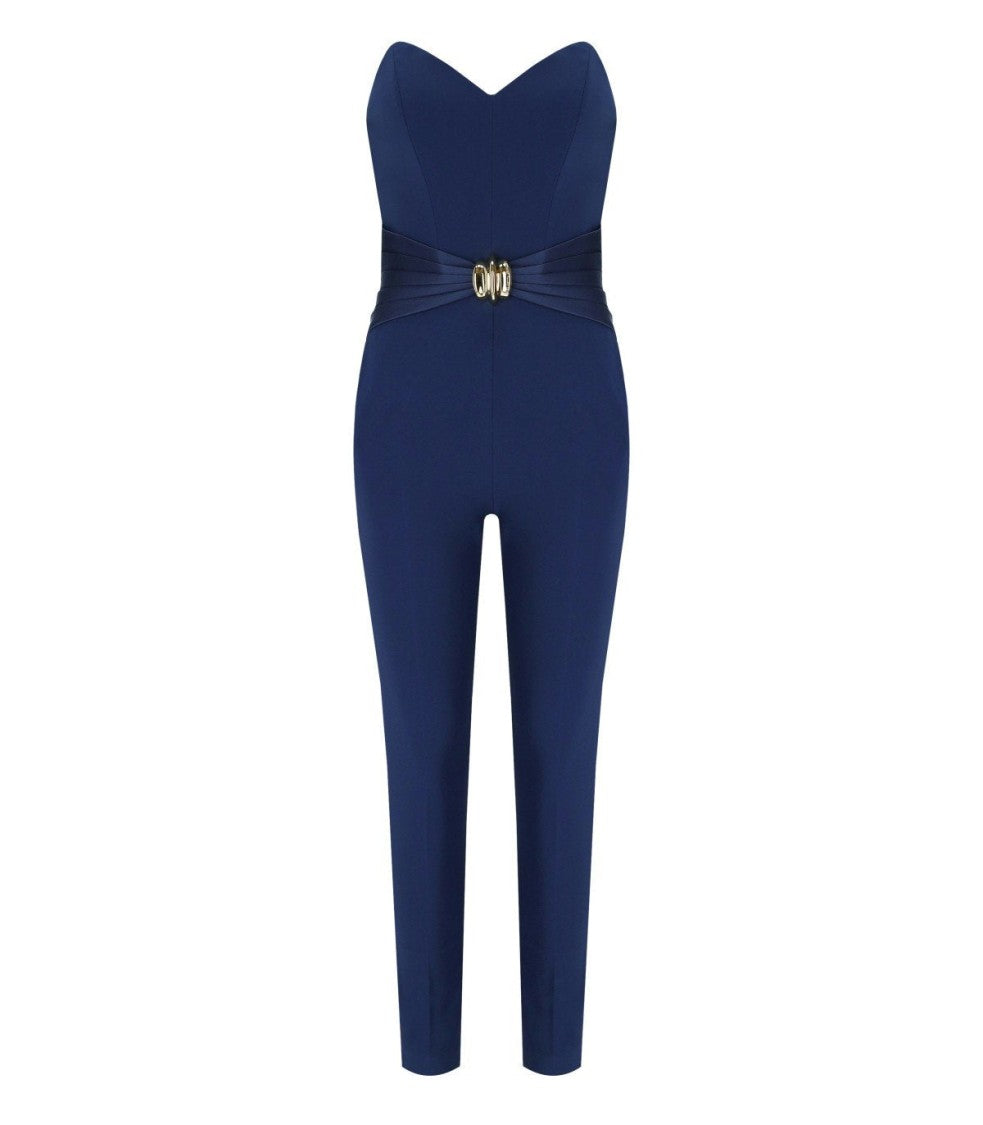 Elisabetta Franchi Oltremare Bustier Jumpsuit