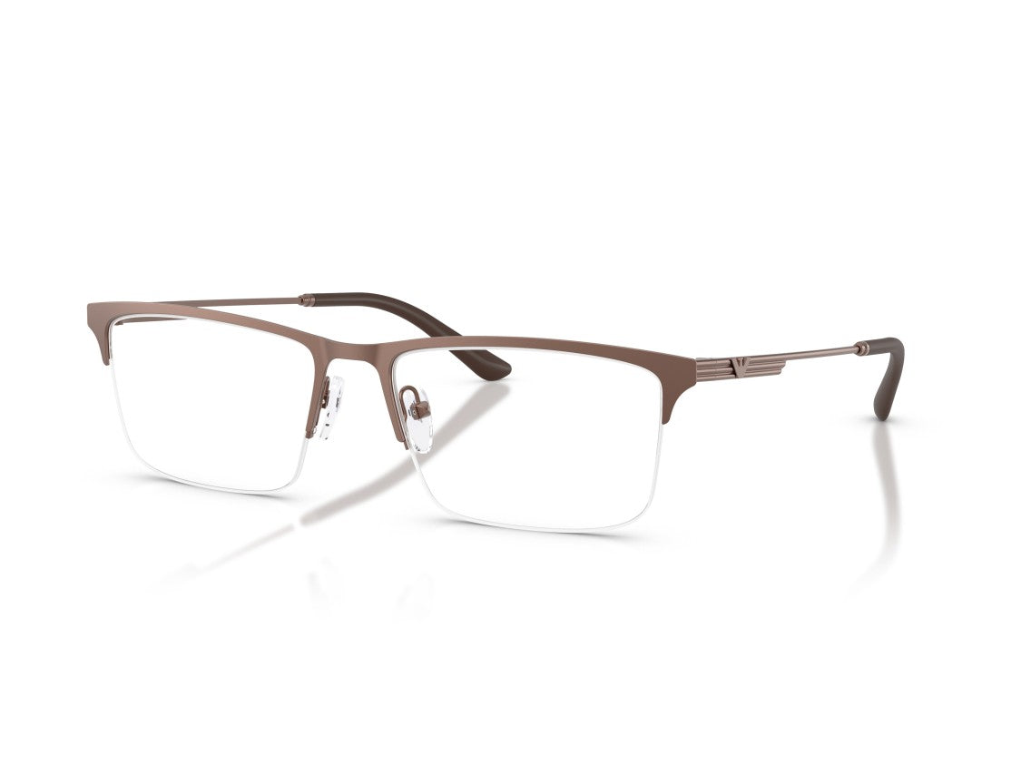 Emporio Armani 0Ea1177 Semi-Rimless Metal Eyeglasses