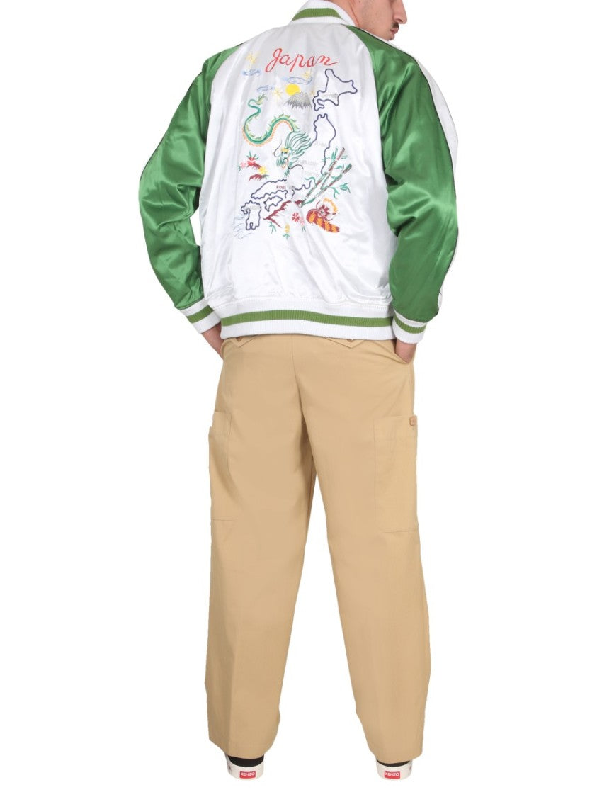 Kenzo "France Japan" Double Face Bomber Jacket