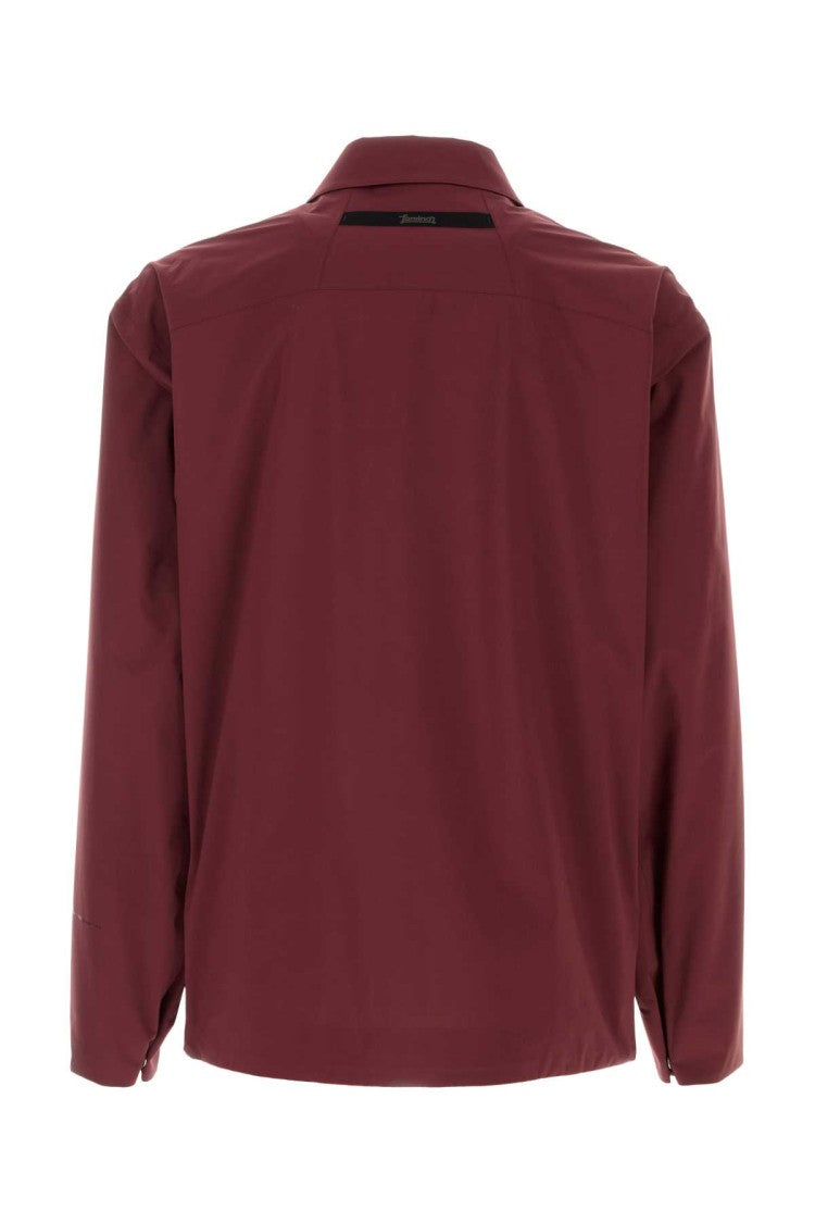 Herno Burgundy Nylon Jacket