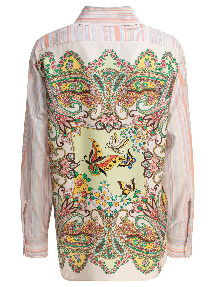 Etro Oversized Striped Shirt