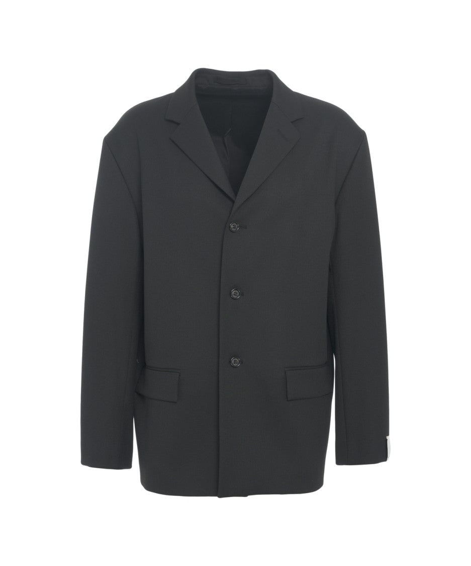 Paolo Pecora Classic Tailored Blazer With Notched Collar And Flap Pockets
