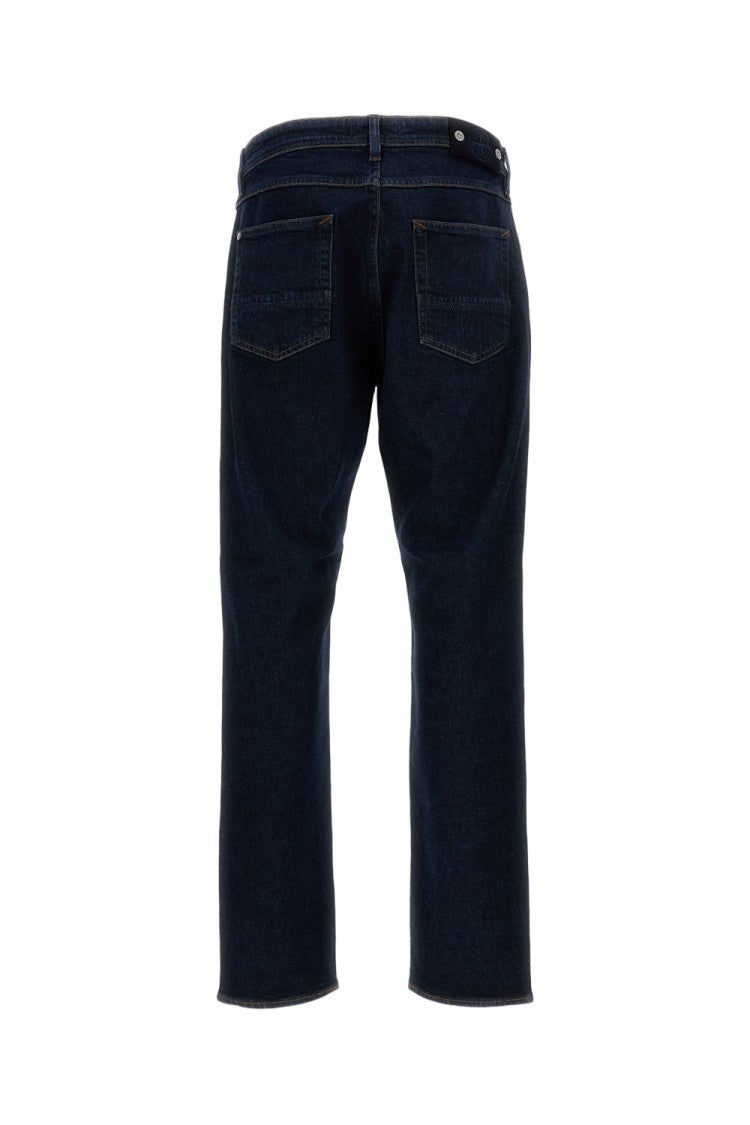 Stone Island Slim Fit Denim Pants With Five-Pocket Design