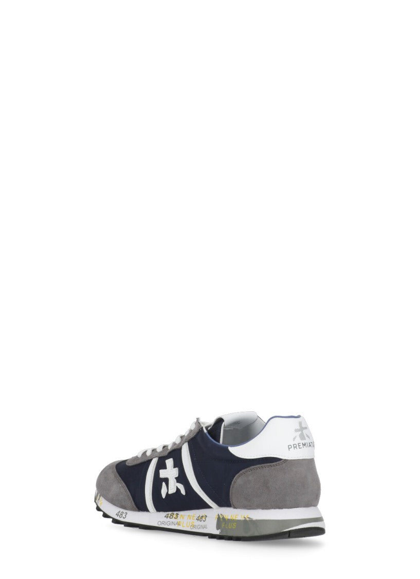 Premiata Blue Lucy 7089 Lettering Sneakers