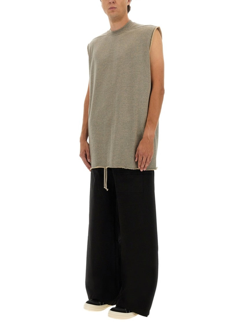 Drkshdw By Rick Owens "Tarp T" Plush T-Shirt