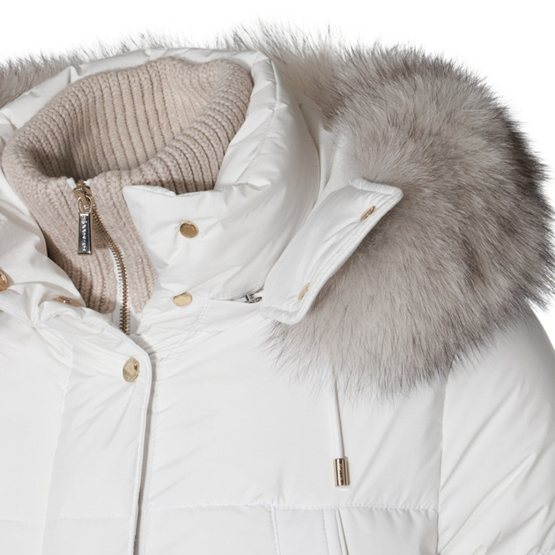 Moorer White Down Jacket
