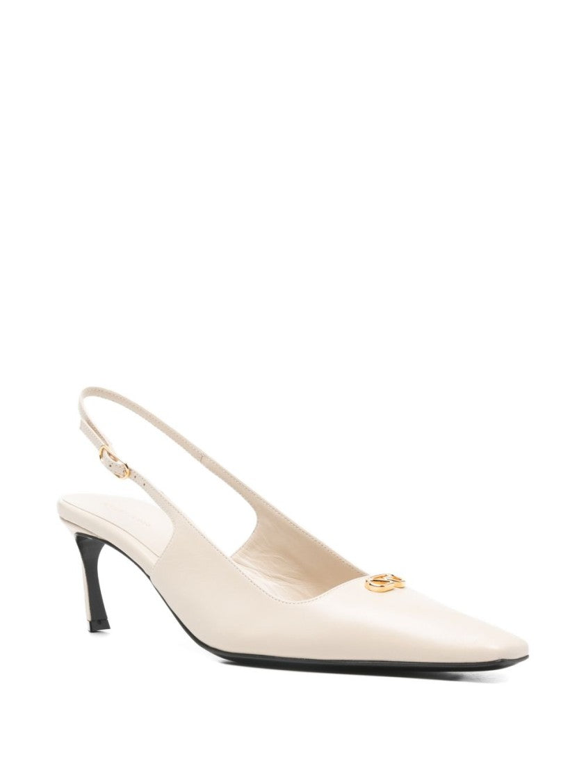 Sergio Rossi Silk And Nylon Pointed Stiletto Pumps
