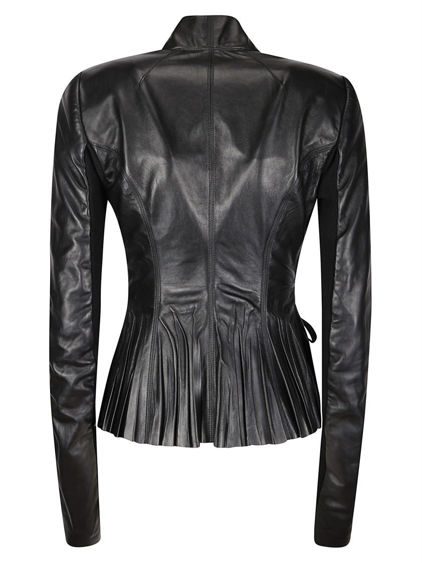 Rick Owens Fitted Long-Sleeve V-Neck Jacket With Double-Breasted Closure