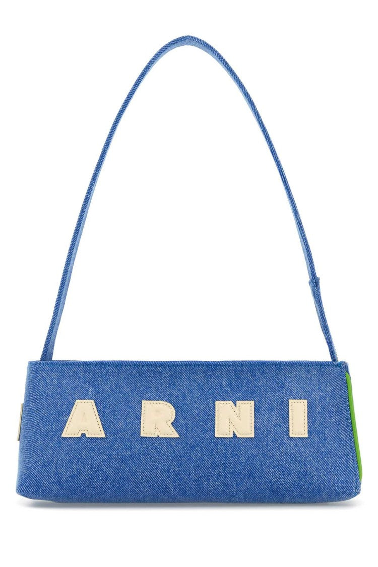 Marni Denim Shoulder Museo Shoulder Bag