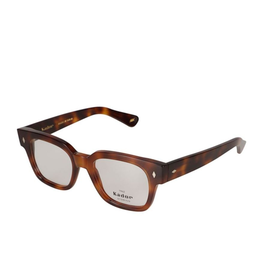 Kador Timeless 1962 Square Tortoiseshell Frame Sunglasses With Diamond Accents