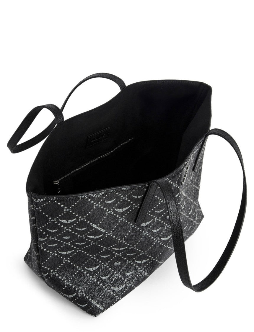 Zadig & Voltaire Monogrammed Tote Bag With Distinctive Design