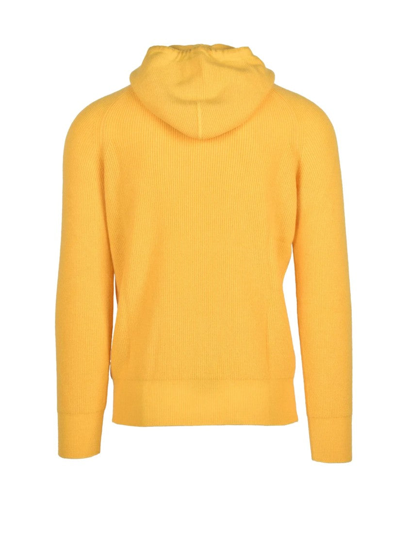 Kangra Wool And Cashmere Blend Sweatshirt With Ribbed Texture