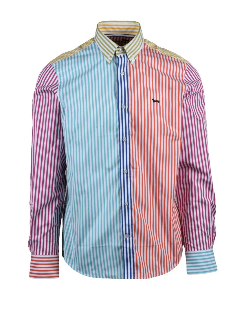 Harmont&Blaine Multicolor Cotton Patterned Shirt