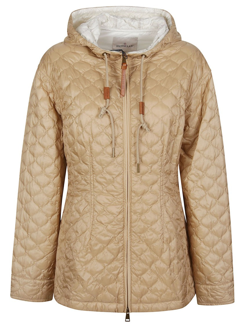 Moncler Arum Quilted Hooded Polyamide Down Jacket