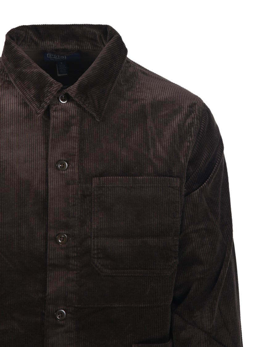 Polo Ralph Lauren Rich Dark Brown Corduroy Field Jacket