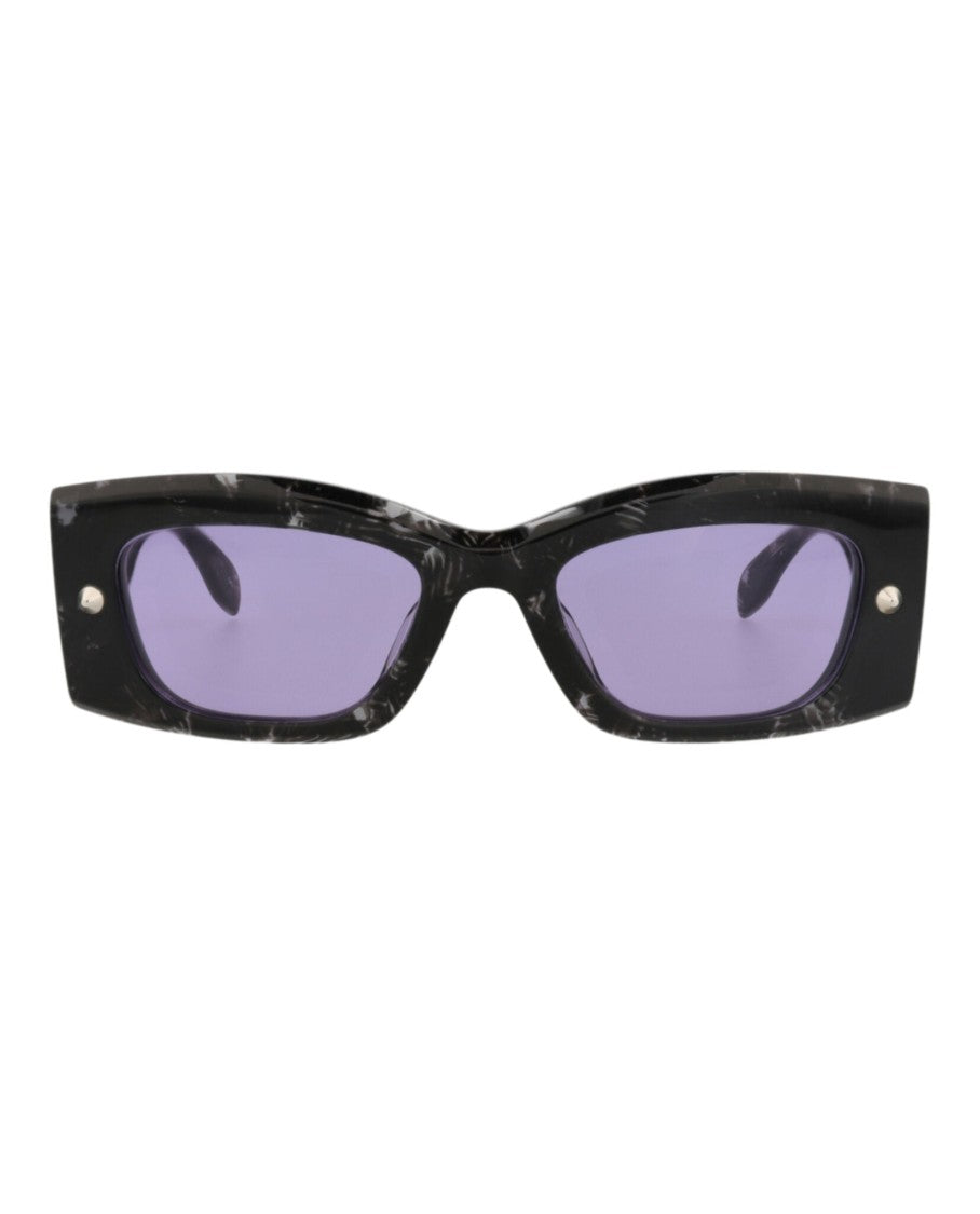 Alexander Mcqueen Square-Frame Recycled Acetate Sunglasses
