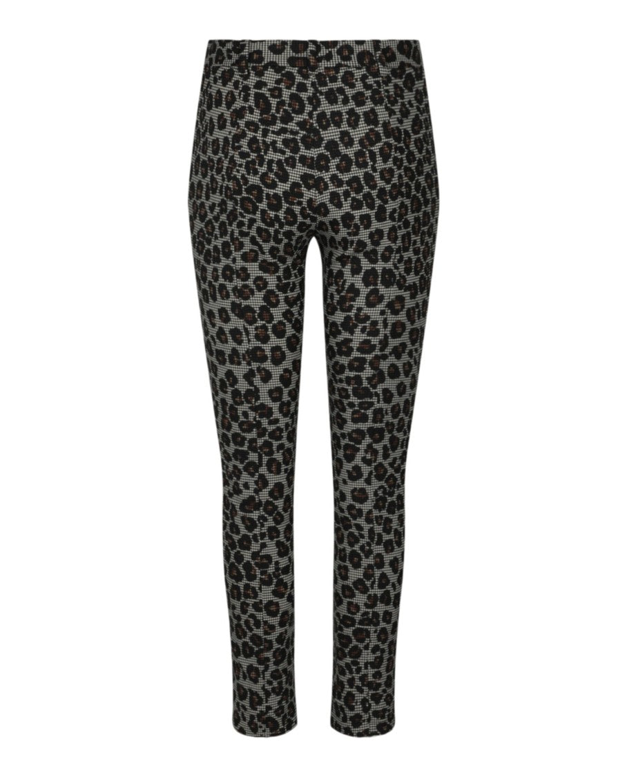 Versace Animal Printed Wool Blend Pants