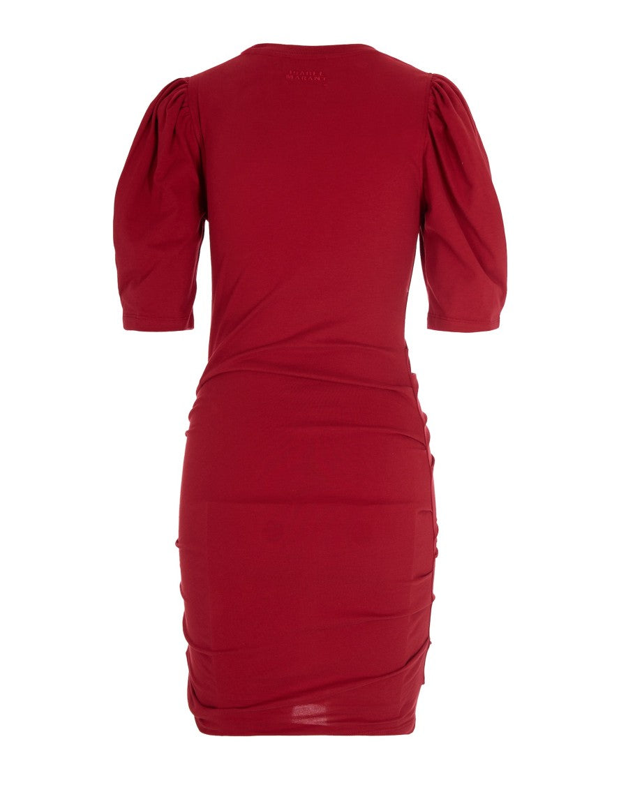 Isabel Marant Fitted Short Dress With Pleated Effect