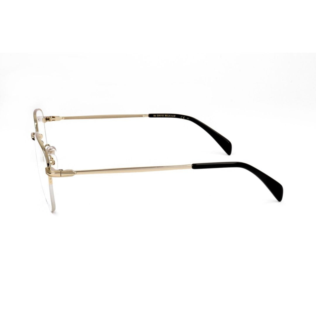 David Beckham Db 1028/G Rectangular Gold Metal Eyeglasses