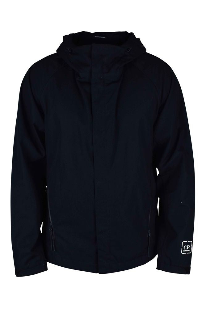 C.P. Company Navy Blue Waterproof Hooded Jacket