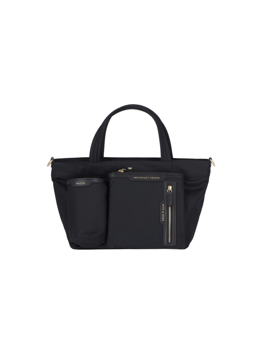 Anya Hindmarch Econyl Tote Bag With Leather Detailing