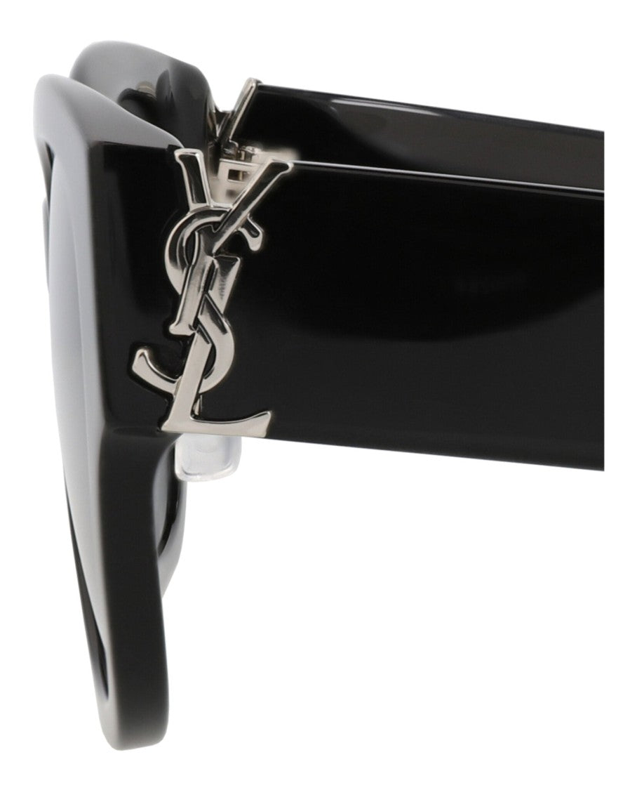 Saint Laurent Cat Eye-Frame Acetate Sunglasses With Glossy Finish