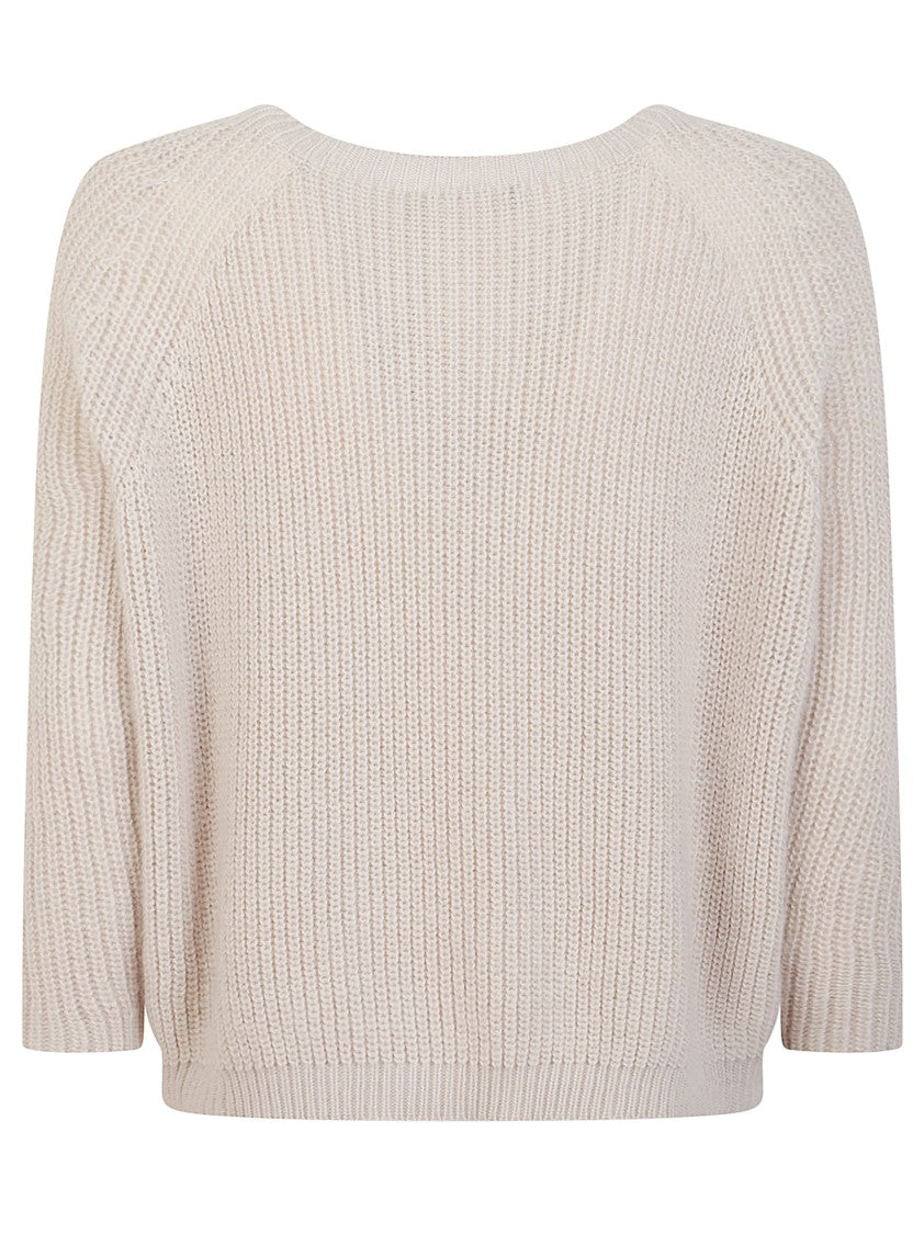 Max Mara Ribbed Mohair Blend Sweater