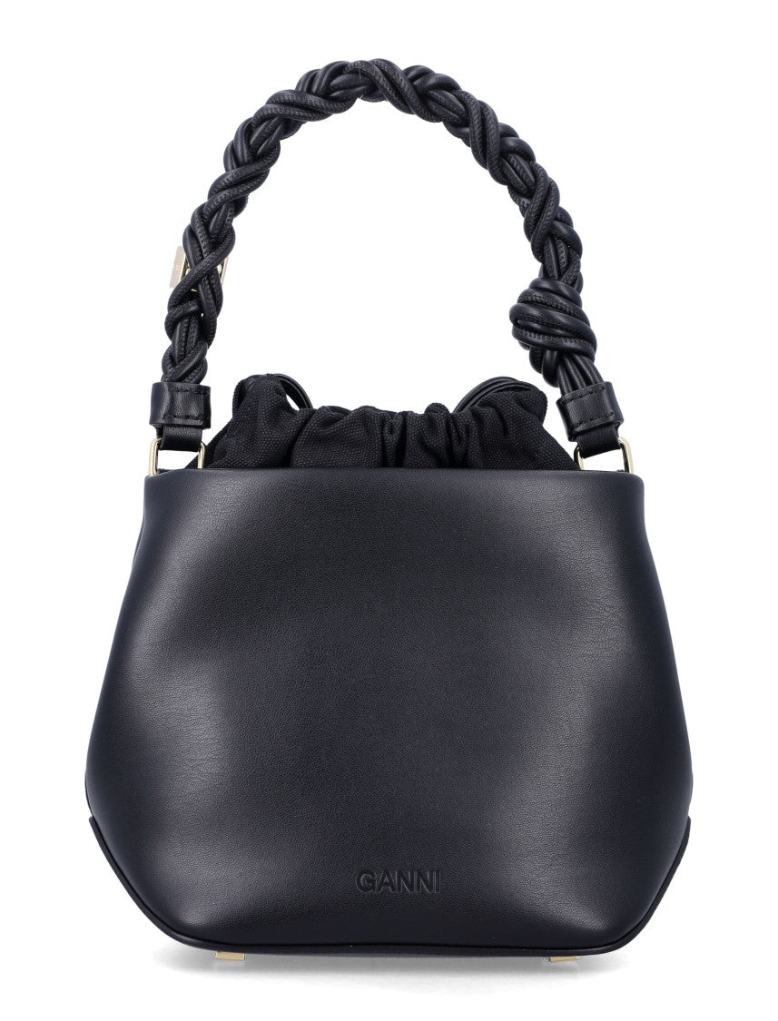 Ganni Black Bou Bucket Bag