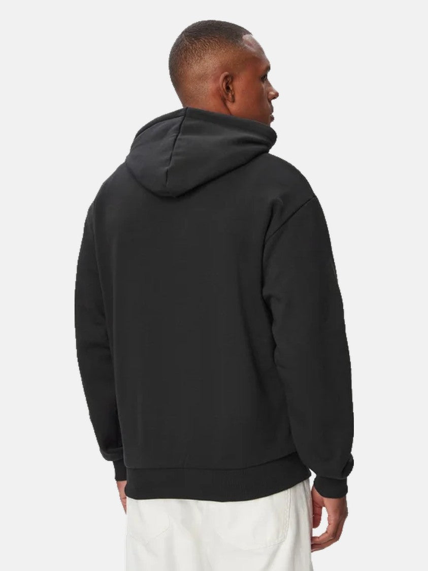 Lacoste Black Embroidered Pullover Hoodie