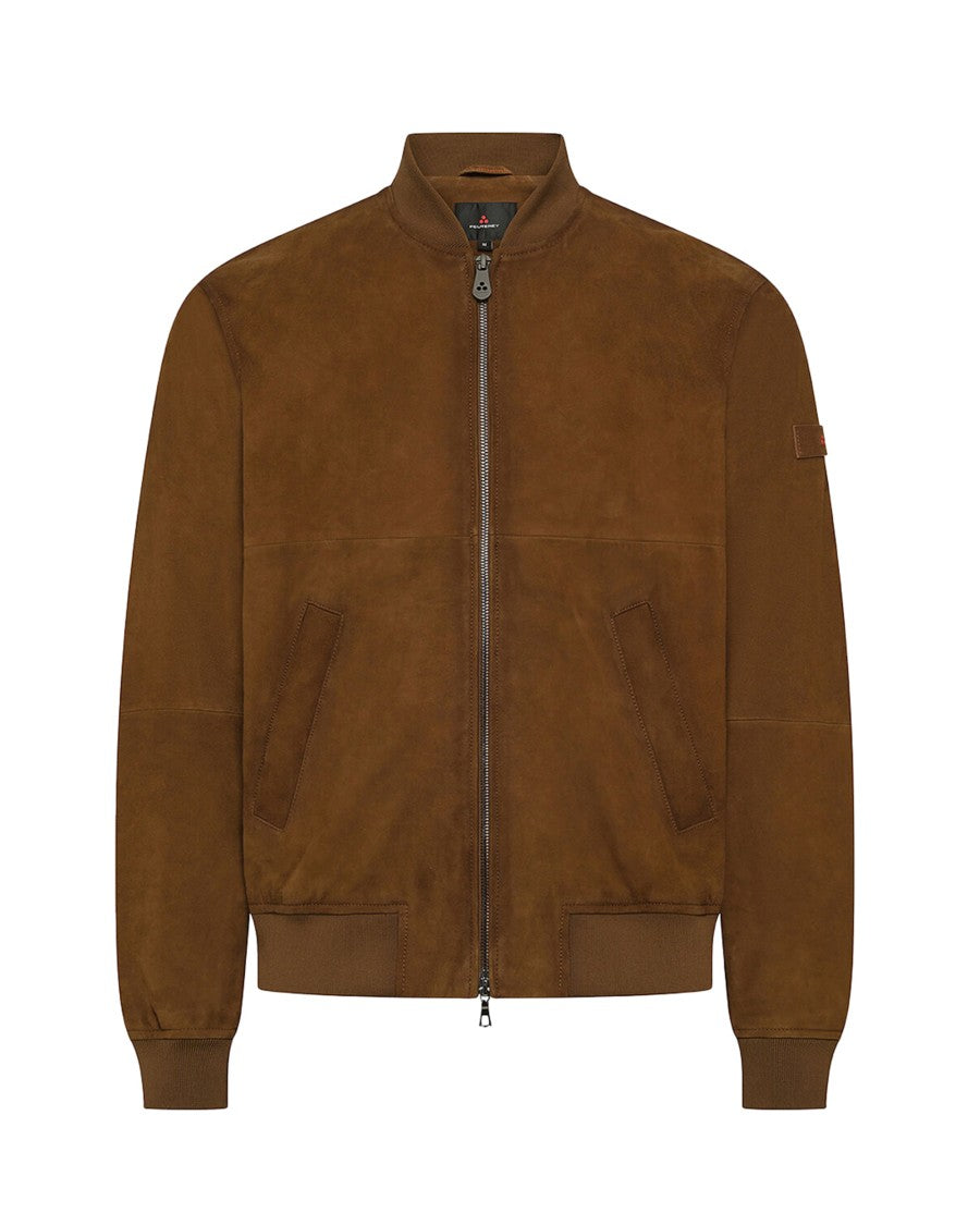 Peuterey Brown Jodie Suede Double-Zip Jacket