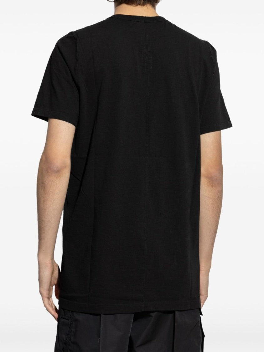 Rick Owens Black Crew Neck T-Shirt With Short Sleeves