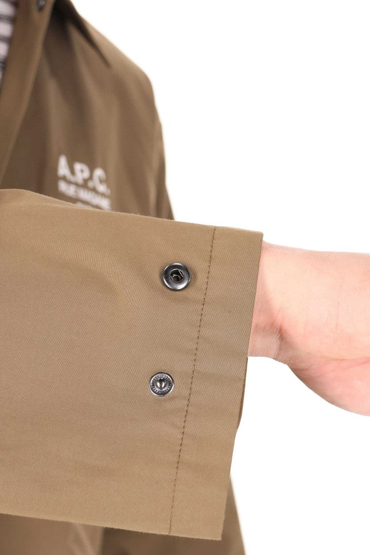 A.P.C. Polyester-Cotton Blend Layering Overshirt