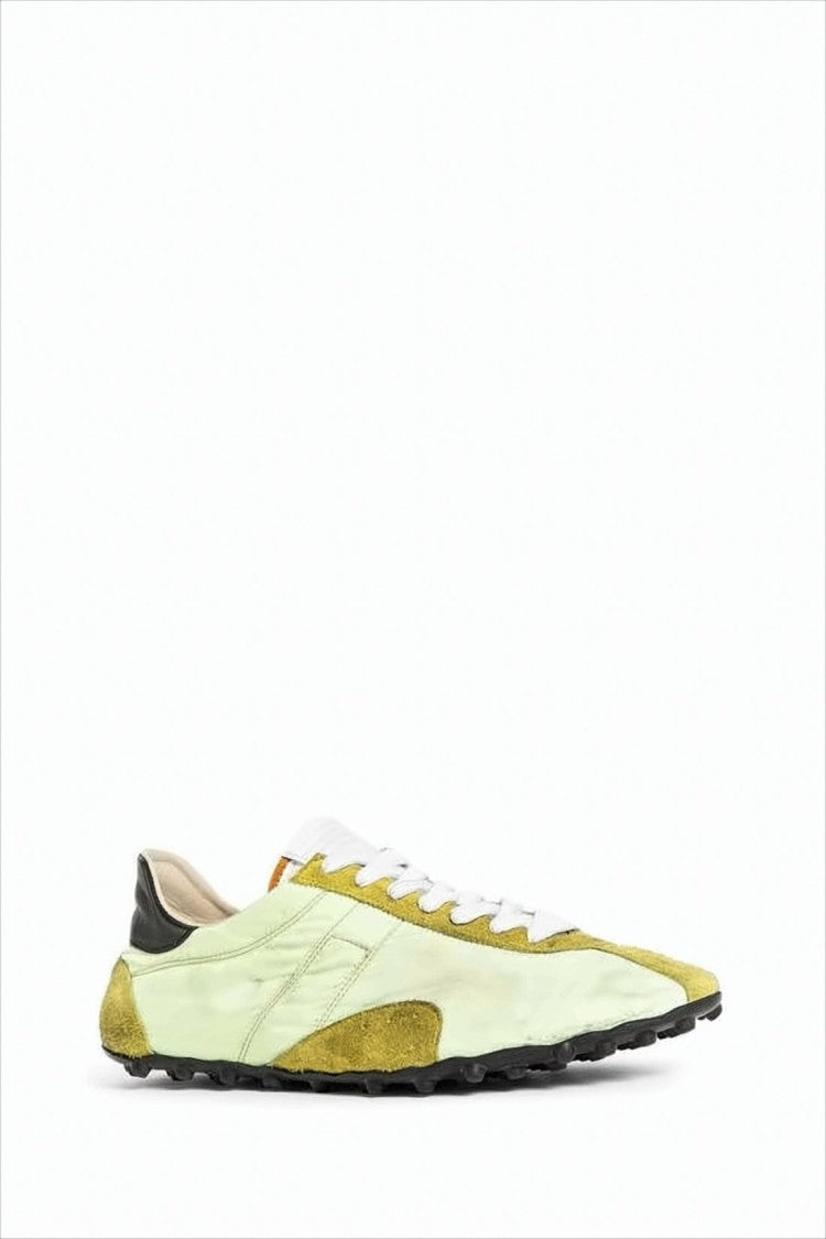 Maison Margiela Low-Profile Sneakers With Calf Leather Accents