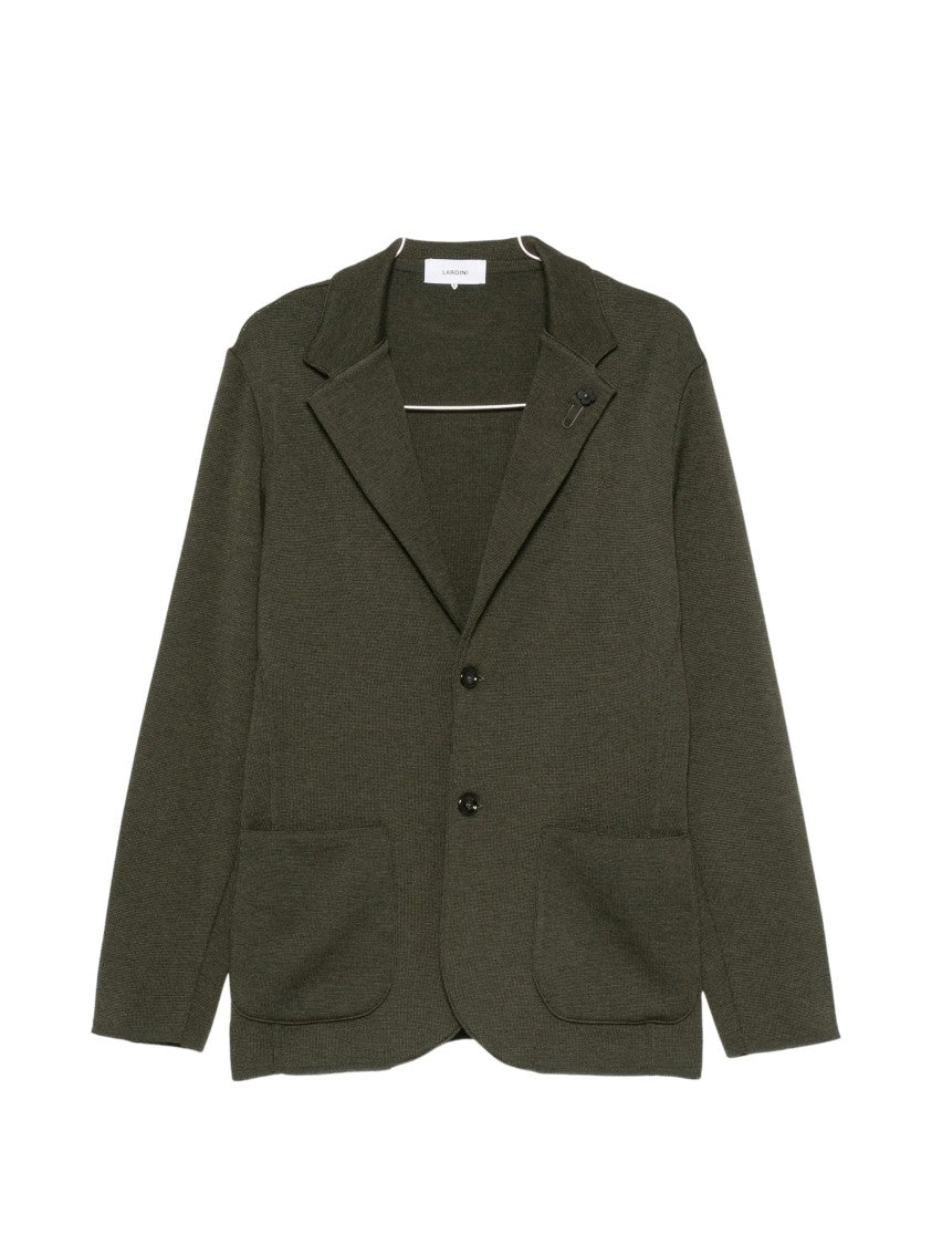 Lardini Button-Fastening Notch-Lapel Blazer