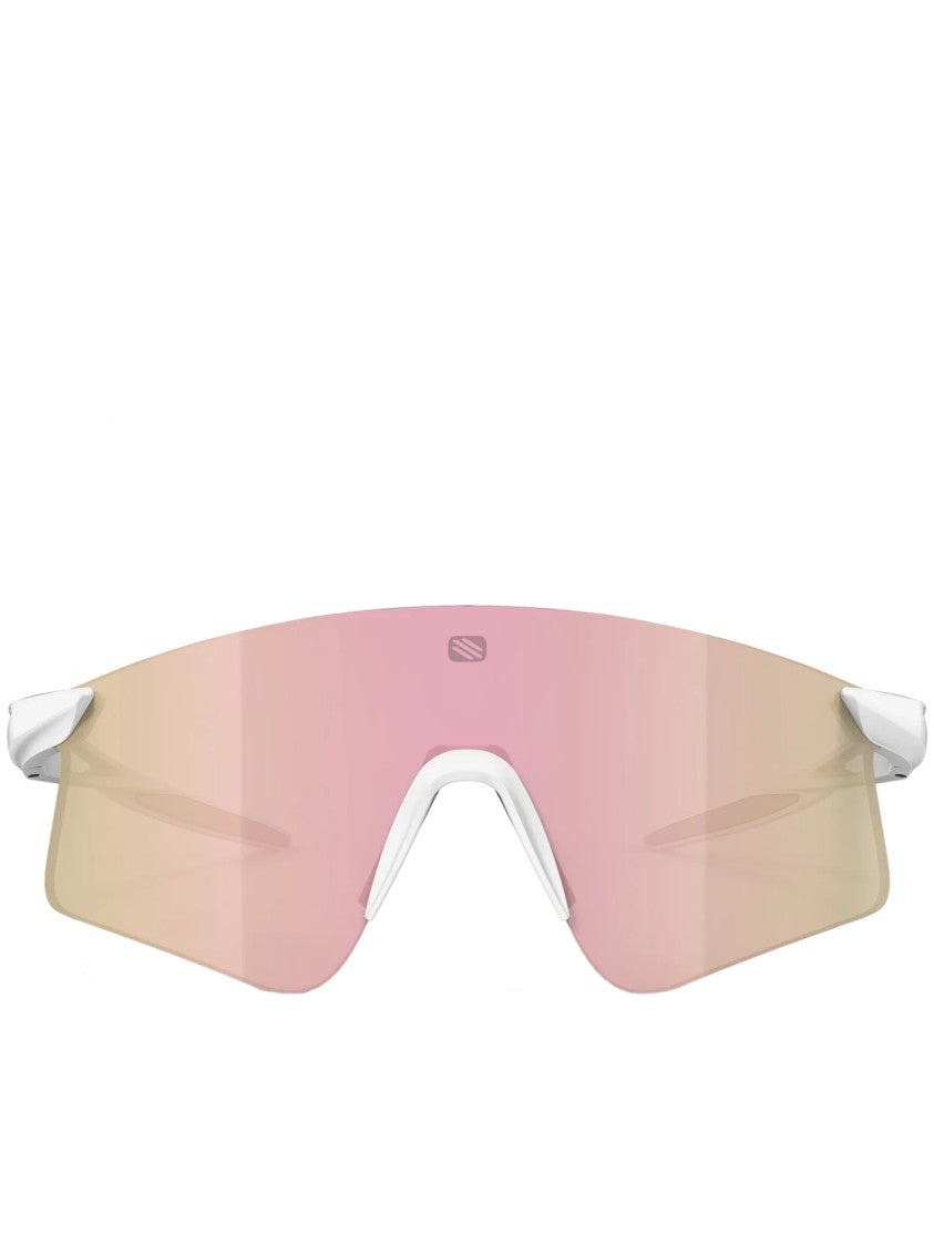 Rudy Project Wraparound Sunglasses With Reflective Lens And Minimalist Frame