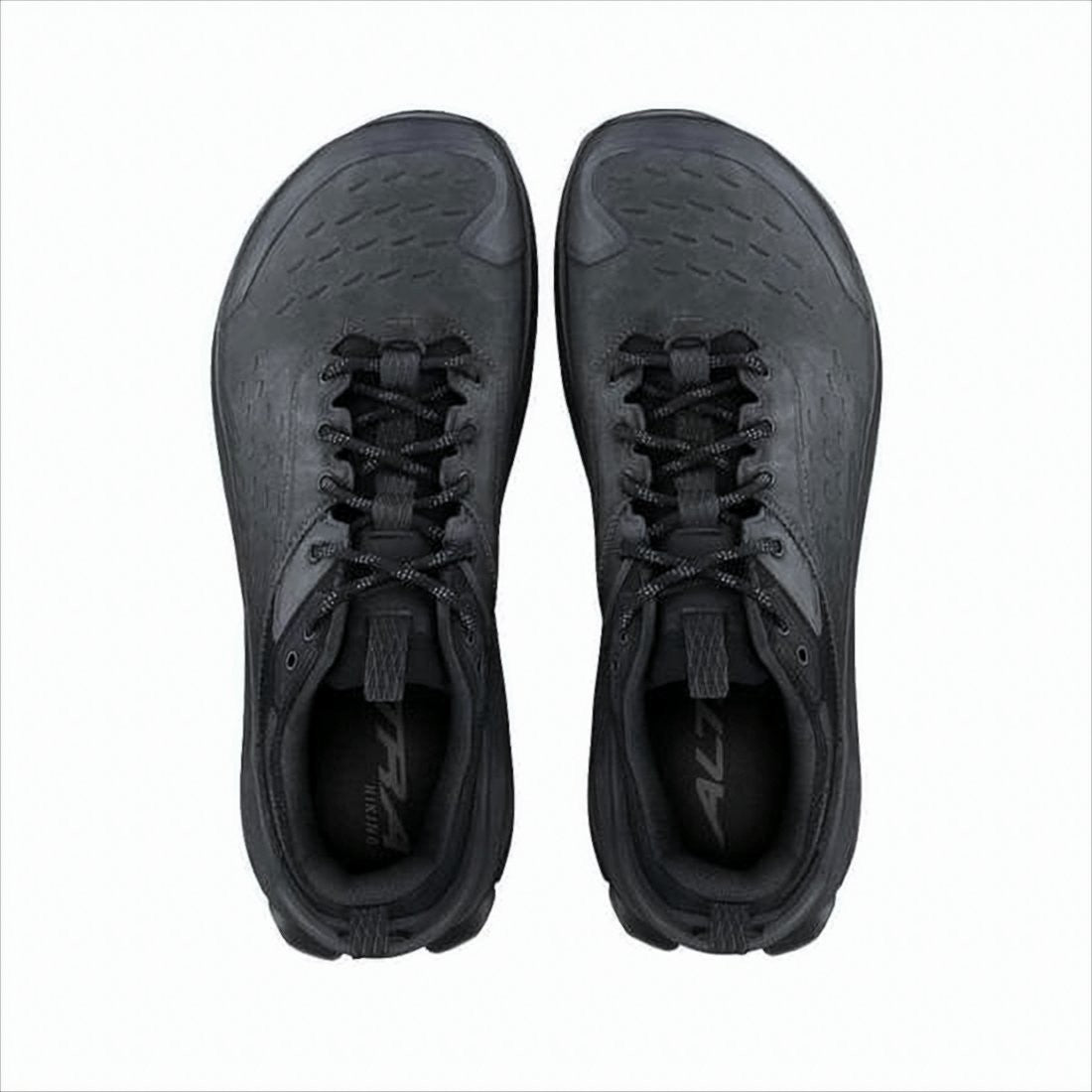 Altra Rugged All-Black Athletic Sneakers With Gore-Tex And Vibram Sole