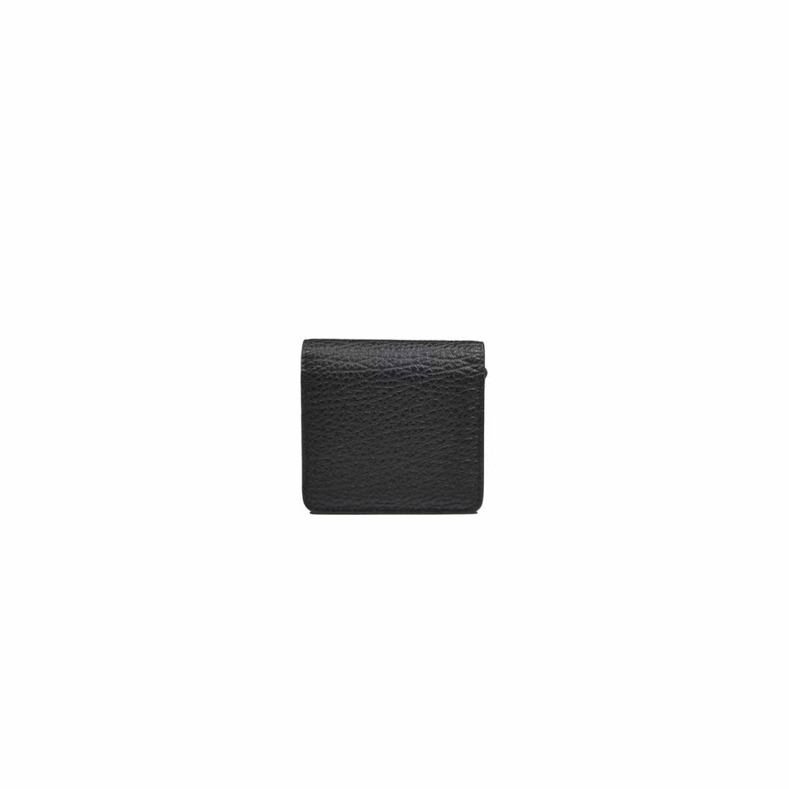 Maison Margiela Compact Square Wallet In Textured Bovine Leather