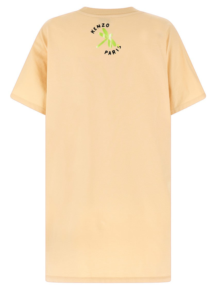 Kenzo 'Peonies Kimono' Dress