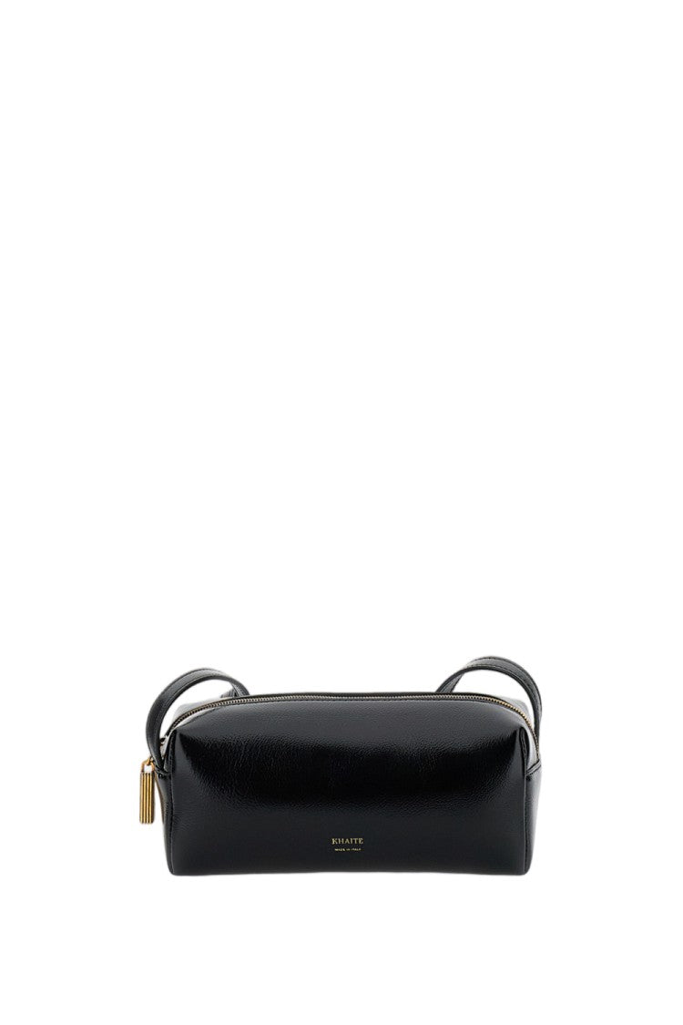 Khaite Rectangular Mini Crossbody Bag In Luminous Calfskin