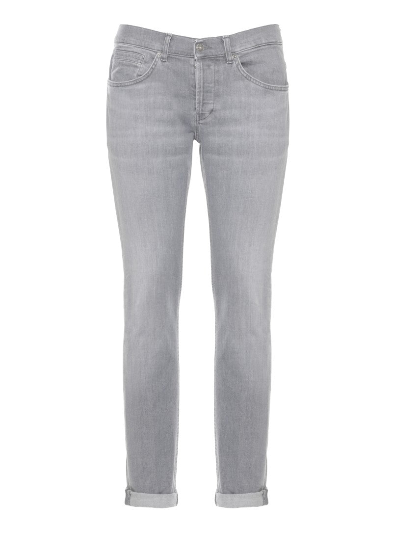Dondup Grey George Cotton Trousers