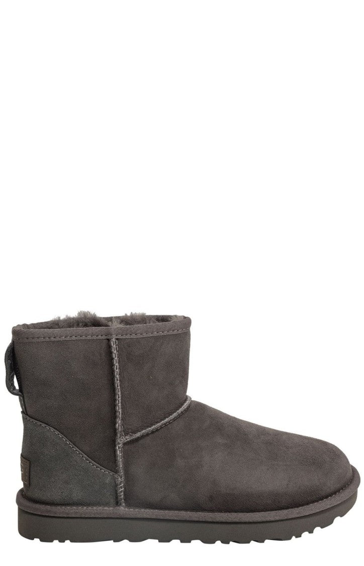 Ugg Suede Ankle Boots With Plush Shearling Lining