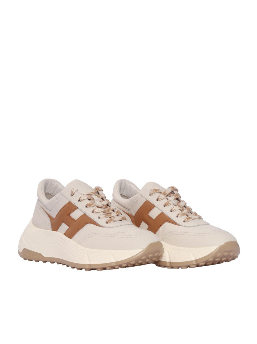 Hogan H669 Smooth Calfskin Low Sneakers