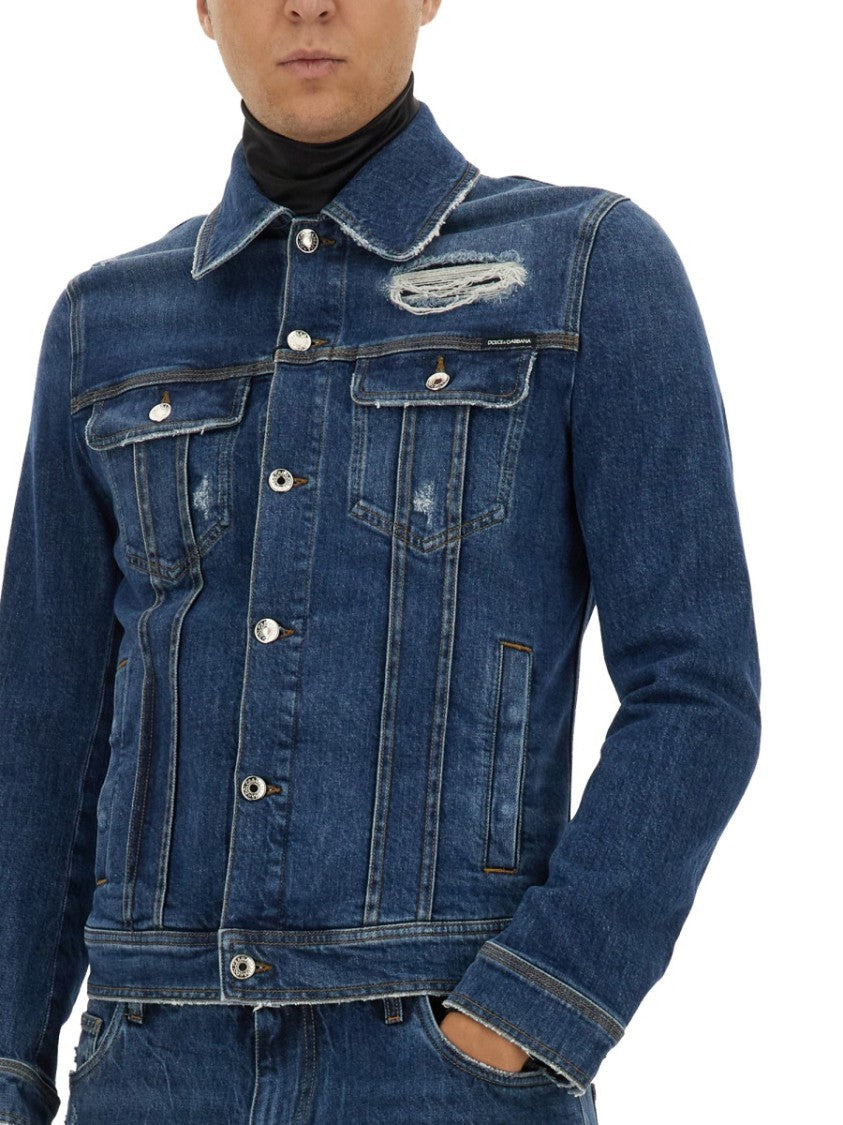 Dolce & Gabbana Strethc Denim Jacket