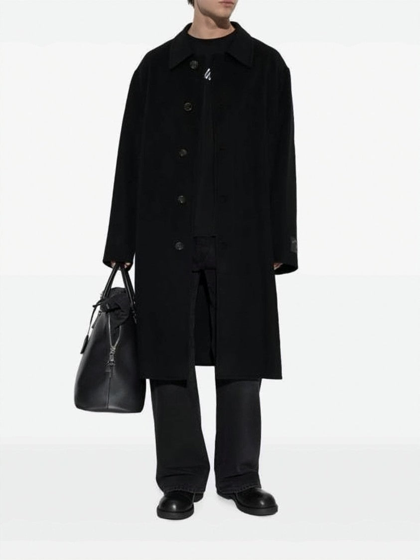 Maison Margiela Wide-Leg Black Denim Trousers With Classic Five-Pocket Styling