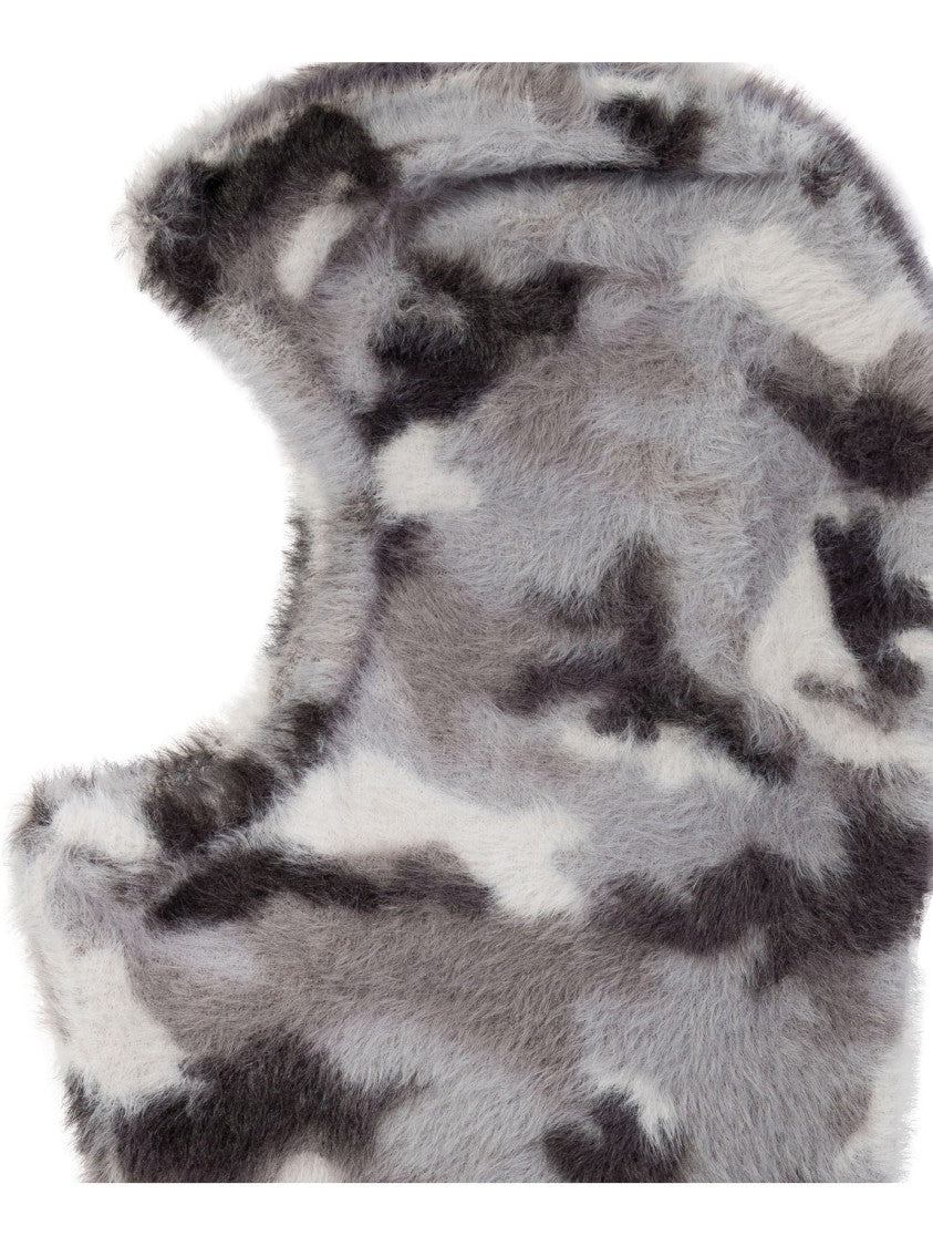 Acne Studios Camo Balaclava With Soft Texture