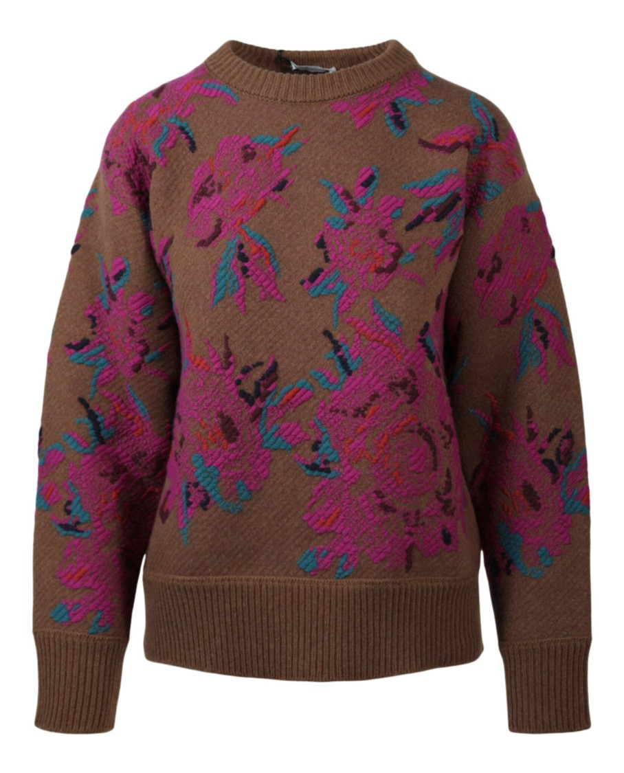 Ferragamo Salvatore  Floral Wool Sweater