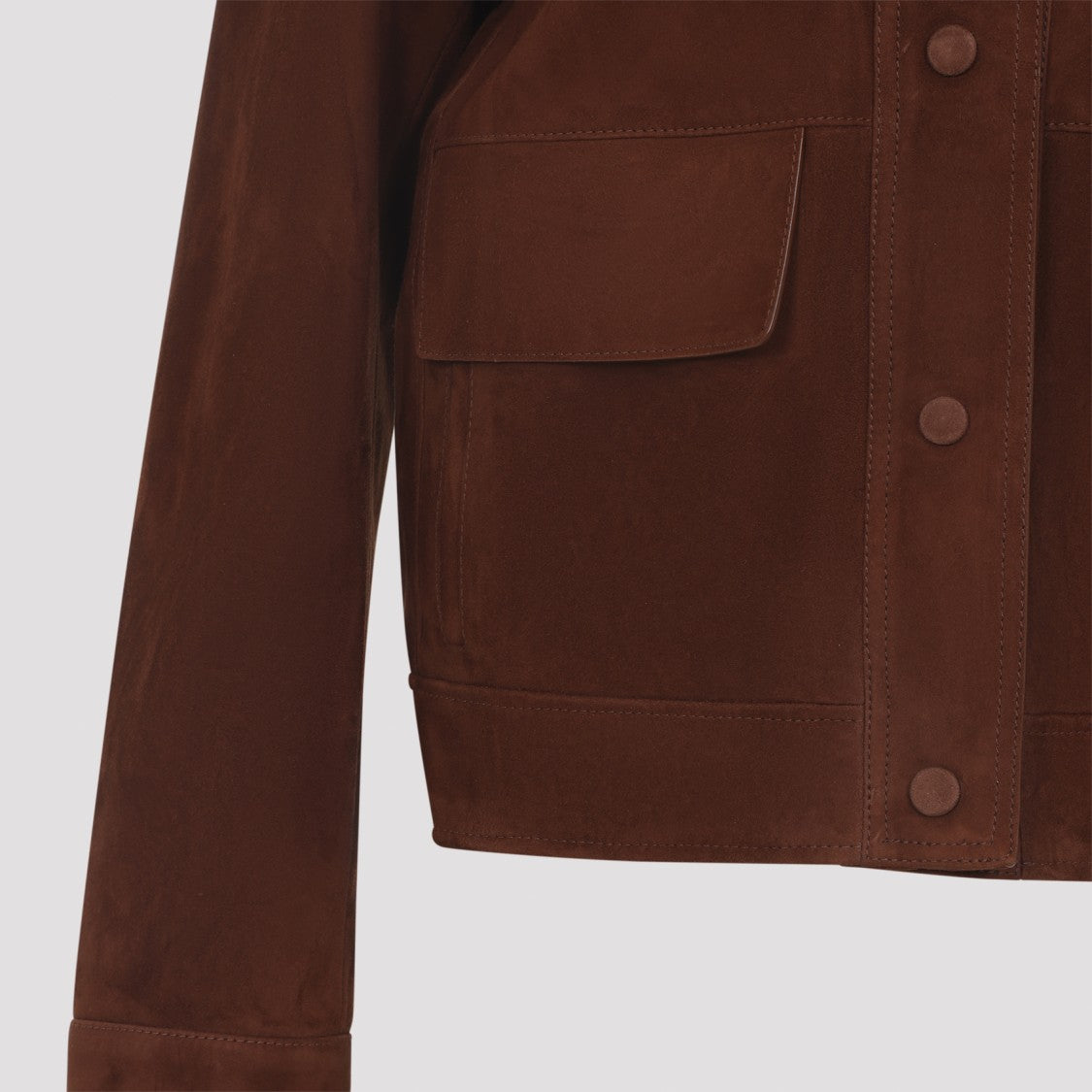 Yves Salomon Lamb Skin Jacket In Nude & Neutrals