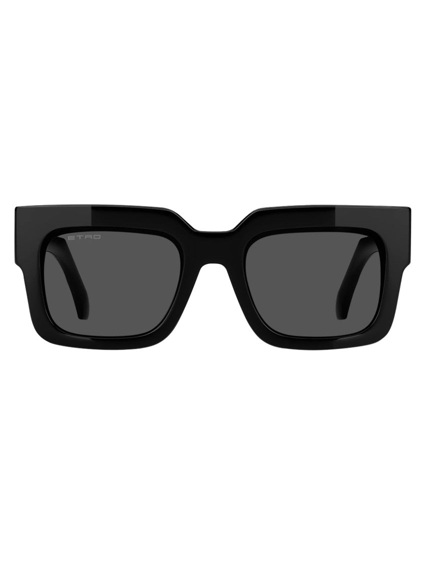 Etro 0080/S Bold Square Glossy Sunglasses