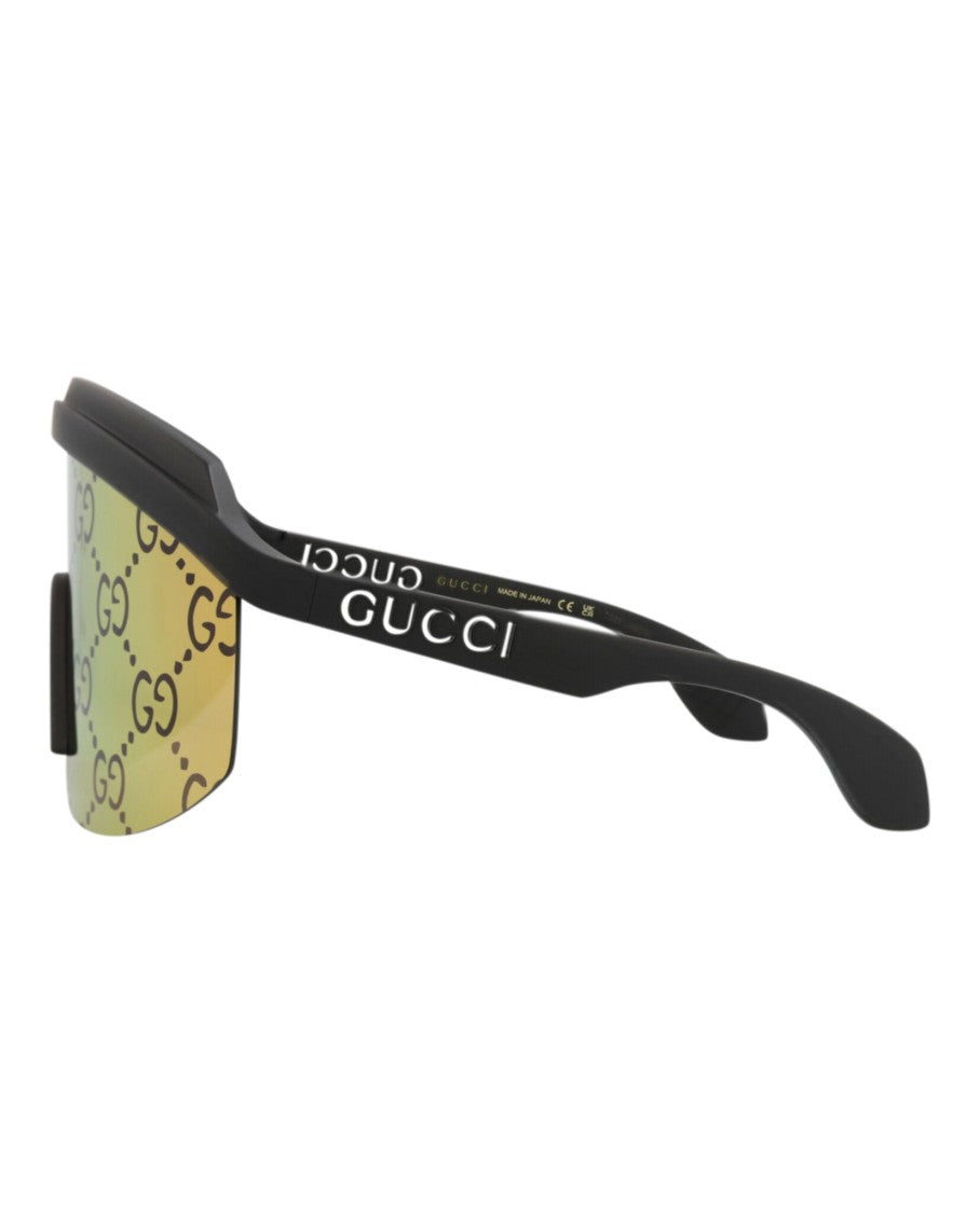Gucci Shield-Frame Injection Sunglasses